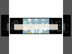 MTHGH 65 인치 지능형 전자 블랙보드 I3/I5/I7/I9 프로세서와 함께 멀티 사용자 지원