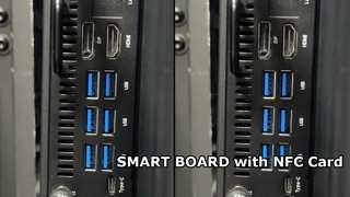 ProSeries 대화형 디지털 화이트보드 – 16GB RAM, 256GB 스토리지 및 NFC 보안 허브