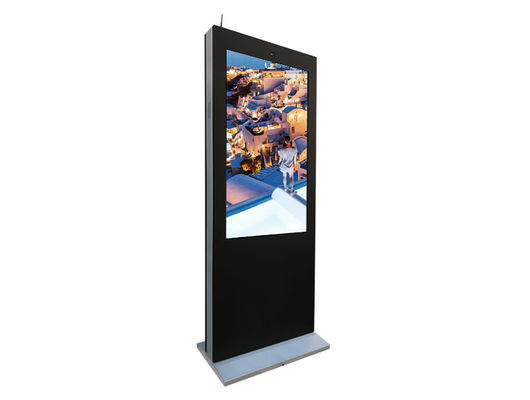품질  Weatherproof Outdoor Digital Signage Outdoor Touch Screen Kiosk OEM 공장