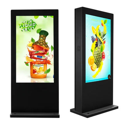 LCD 광고 디지털 사이니지 보드 외관 IP65 먼지 방지