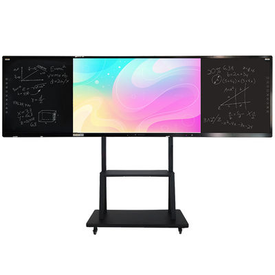 75인치 LED 스마트 블랙보드 교원 학교 인터랙티브 350 Cd/m2