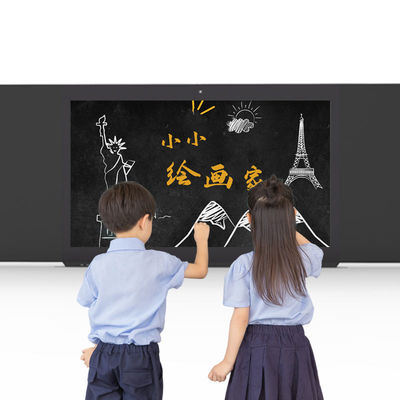 86 인치 인터랙티브 스마트 블랙 보드 LED 디지털 크레이크 보드