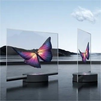 데스크톱 타입 투명한 OLED 화면 디스플레이 다기능 OEM