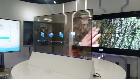 광고 투명한 OLED 화면 지능형 데스크톱 타입