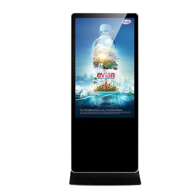 65인치 바닥 서있는 디지털 사이니지, LCD 패널 자유 서있는 디지털 디스플레이 OEM