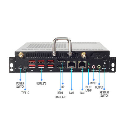 스마트 OPS 컴퓨터 모듈 OPS 슬롯 PC I3 4GB 128g SSD 윈도우