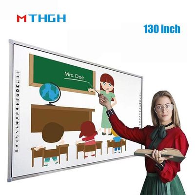 130인치 인터랙티브 화이트보드 디스플레이 멀티 터치 지능형 적외선 터치