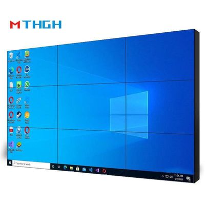 46인치 72% 색상 범위 ADS 패널 LCD 비디오 벽 화면 3.5mm 바늘