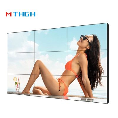 46인치 72% 색상 범위 ADS 패널 LCD 비디오 벽 화면 3.5mm 바늘
