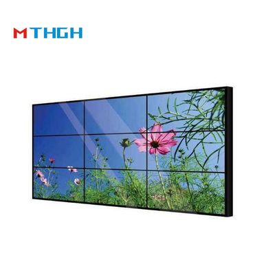 55인치 밝기 500cd/m2 LCD 스플라이싱 스크린 1200:1 콘트라스트 비율 3.5mm 시임