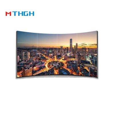 55인치 밝기 500cd/m2 LCD 스플라이싱 스크린 1200:1 콘트라스트 비율 3.5mm 시임