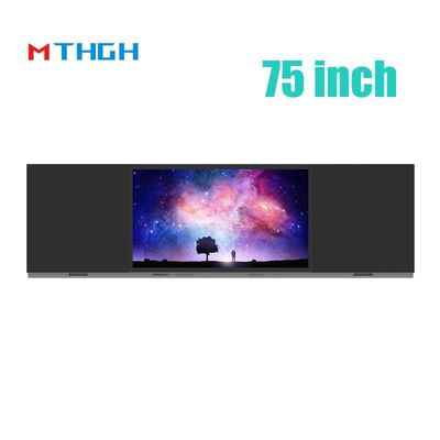 75인치 인터랙티브 터치 스크린 디스플레이 스마트 블랙보드 LED 패널 500cd/M2 학교 교육