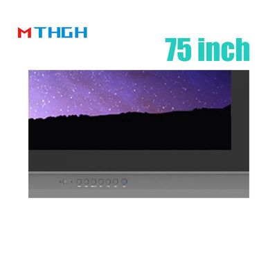 75인치 인터랙티브 터치 스크린 디스플레이 스마트 블랙보드 LED 패널 500cd/M2 학교 교육