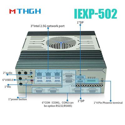 IEXP-502 산업용 미니 PC와 미니 PCIe 확장 슬롯 윈도우/리눅스 운영 체제