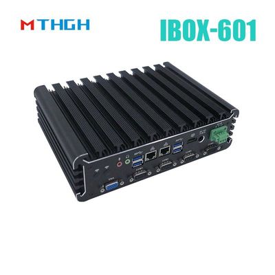 인텔 코어 I5-7200U 프로세서가 있는 팬리스 산업용 팬리스 미니 PC