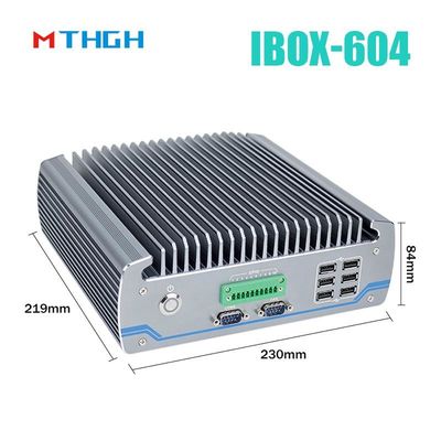 팬 없는 산업용 PC IBOX-604 인텔 코어 I5 6500T SSD HDMI 윈도우/리눅스