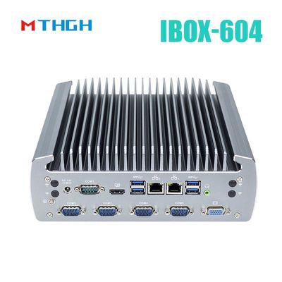 팬 없는 산업용 PC IBOX-604 인텔 코어 I5 6500T SSD HDMI 윈도우/리눅스