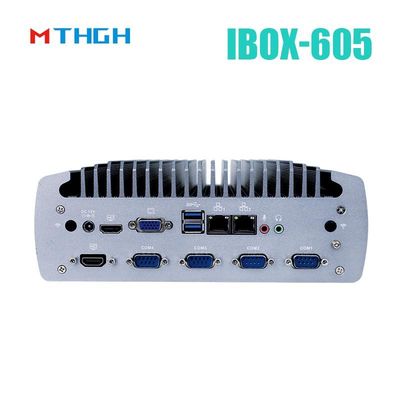 인텔 코어 I5-8500T 알루미늄 차시 미니 PC,풍선 없는 산업용 PC IBOX-605