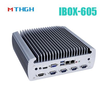 인텔 코어 I5-8500T 알루미늄 차시 미니 PC,풍선 없는 산업용 PC IBOX-605