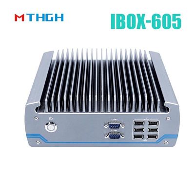 인텔 코어 I5-8500T 알루미늄 차시 미니 PC,풍선 없는 산업용 PC IBOX-605