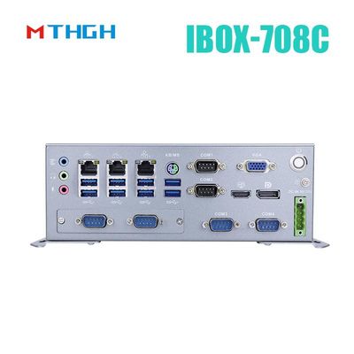 IBOX-708C 8GB DDR4 쿼드 코어 I7 6700T와 함께 팬리스 산업용 미니 PC