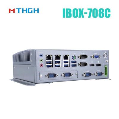 IBOX-708C 8GB DDR4 쿼드 코어 I7 6700T와 함께 팬리스 산업용 미니 PC