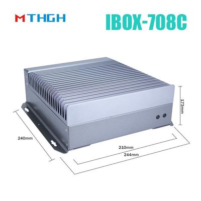 IBOX-708C 8GB DDR4 쿼드 코어 I7 6700T와 함께 팬리스 산업용 미니 PC