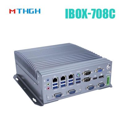 IBOX-708C 산업용 미니 PC 지원 HDMI/DP/VGA 6*COM 8*USB3.0