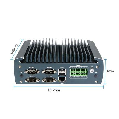 IBOX-1226 J6412 32GB 램과 12V DC 입력을 가진 산업용 팬리스 미니 PC