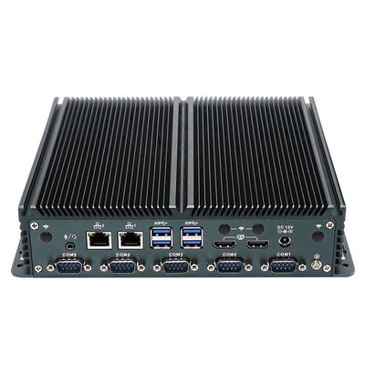 인증된 IBOX-1326 쿼드 코어 N100 산업용 미니 PC 2* 인텔 I211 AT LAN
