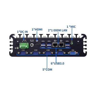 IBOX-3026 팬리스 산업용 미니 PC 1135G7 프로세서 CE FCC ROHS 인증