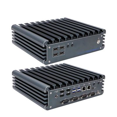 IBOX-3226 쿼드 코어 리프레쉬 팬리스 산업용 미니 PC CE CCC FCC A 클래스 RoHS 2.64KG