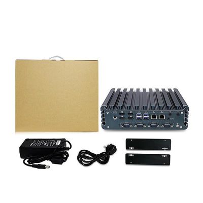 IBOX-3226 쿼드 코어 리프레쉬 팬리스 산업용 미니 PC CE CCC FCC A 클래스 RoHS 2.64KG