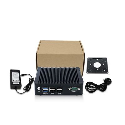 나노-N5 플러스 산업용 미니 PC 쿼드 코어 J3710 1XMSATA 2.5 HDD 2XUSB3.0