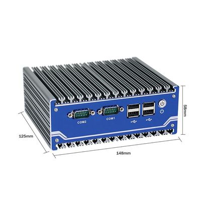 나노 티타늄 회색 산업용 미니 PC N11 DC 12V 입력 2X 인텔 I210-AT/I211-AT 1000M