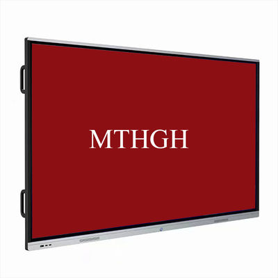 75인치 인터랙티브 터치 스크린 화이트보드 4K 디스플레이 밝기 ≥350cd/m2 응답 ≤8ms