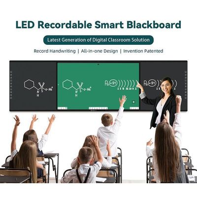 65인치 스마트 디지털 화이트보드 I3/I5/I7/I9 프로세서 교육용 스마트 블랙보드 학교용