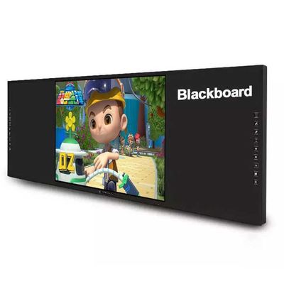 75 인치 지능형 디지털 보드 스마트 블랙보드 4K 평면 쓰기 패널