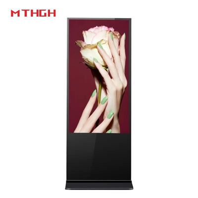43인치 HD 바닥 서 있는 디지털 포스터 디스플레이 8GB/16GB 저장장치