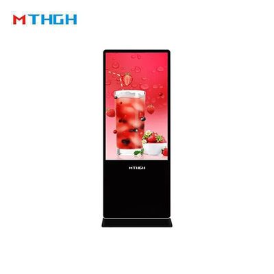 49 인치 바닥 서 있는 디지털 사이니지 디스플레이 8GB/16GB 저장소
