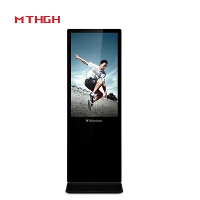 49 인치 바닥 서 있는 디지털 사이니지 디스플레이 8GB/16GB 저장소