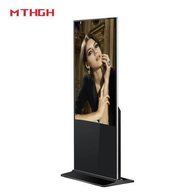 49 인치 바닥 서 있는 디지털 디스플레이 디스플레이를 위한 Wi-Fi/Bluetooth/USB 연결