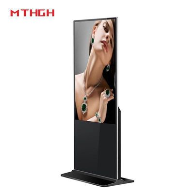 49 인치 바닥 서 있는 디지털 디스플레이 디스플레이를 위한 Wi-Fi/Bluetooth/USB 연결