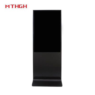 49인치 1080P 해상도 8GB 저장장치와 Wi-Fi/Bluetooth/USB 연결을 갖춘 지상 서있는 디지털 사이니지