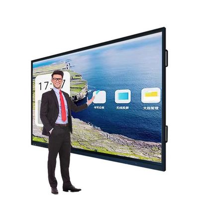 인터랙티브 터치 화이트보드 최종 프레젠테이션 HDMI I/O 및 OPS PC I9 연결 솔루션