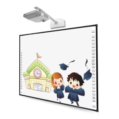 106인치 스마트 적외선 컨퍼런스 인터랙티브 화이트보드 간편한 손가락 제어 I3/I5/I7/I9 CPU