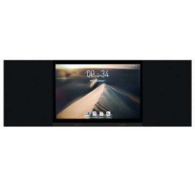 교육 필수품 75인치 16 9 비율 450CD/M2 스마트 디지털 블랙보드 I3/I5/I7/I9 프로세서 및 64GB 저장장치