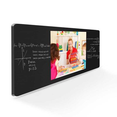 75인치 스마트 디지털 화이트보드 교실 교사가 디지털 블랙보드를 가르칩니다