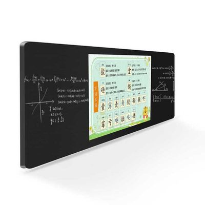 75인치 스마트 디지털 화이트보드 교실 교사가 디지털 블랙보드를 가르칩니다